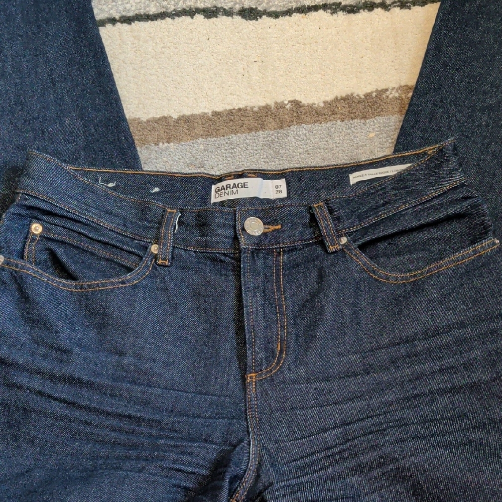 Garage High Rise Dark Blue Jeans